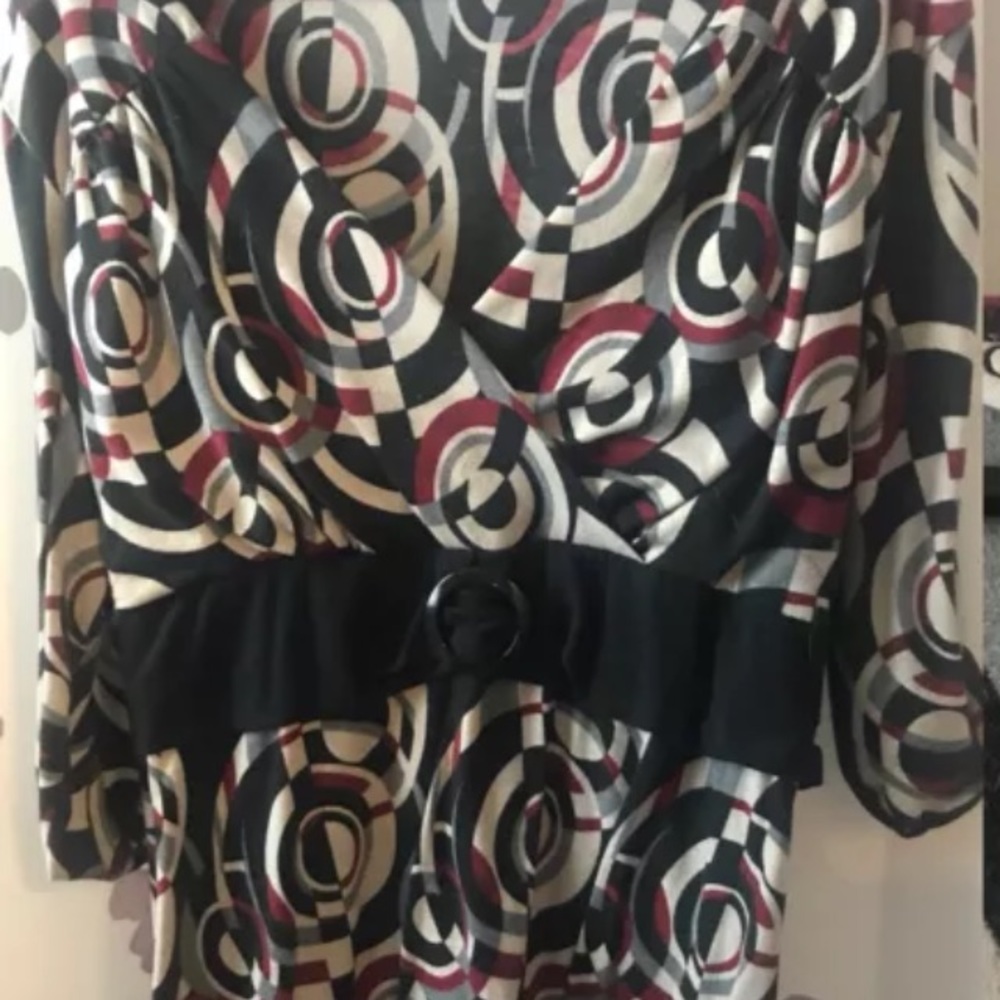 Funky Print 22/24 CATO Babydoll Tunic